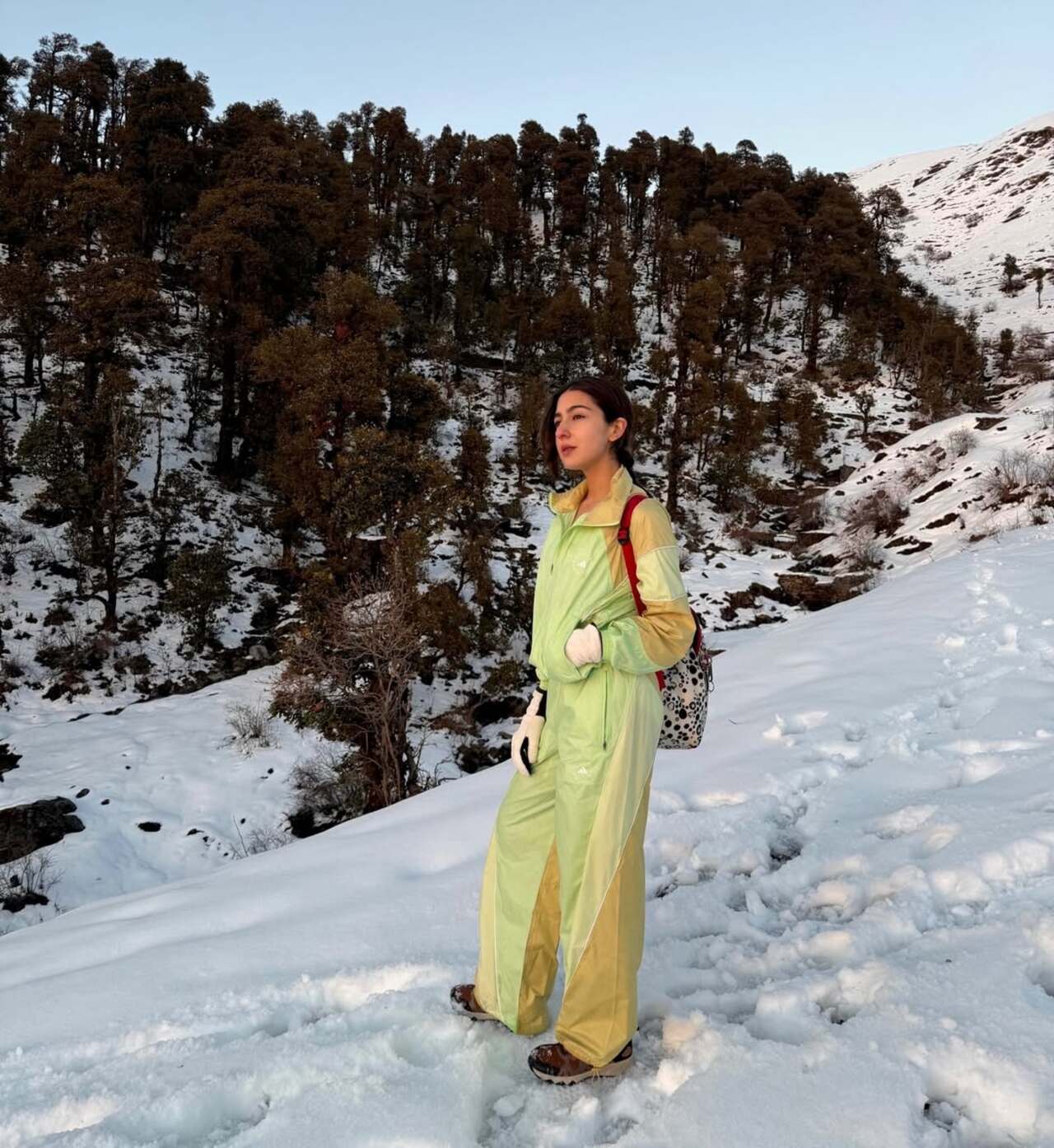 &nbsp;Actress Sara Ali Khan loves to take some time off from work and go on solo trips to places full of natural beauty and peace
